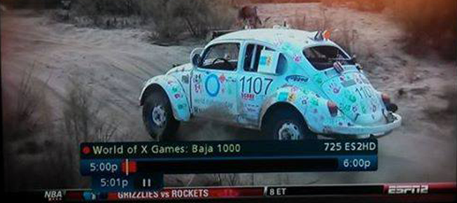 1107 on ESPN Baja 1000 coverage