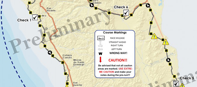 Baja 1000 map released