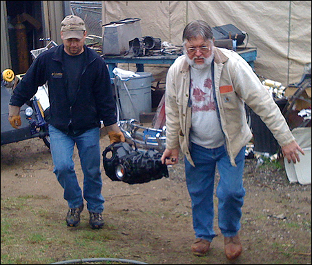 Bob and Richard do the heavy lifing