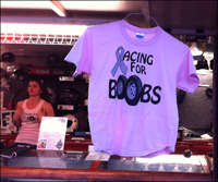 Racing for boobs